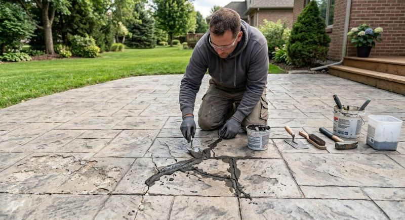 Decorative Concrete Repair in Gilbert, AZ