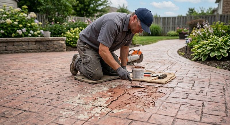 Decorative Concrete Repair in Nashua, NH